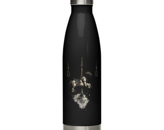 Unfinished Moment Nu Metal Album Art Water Bottle, Stainless Steel Bottle, Metalhead Gift