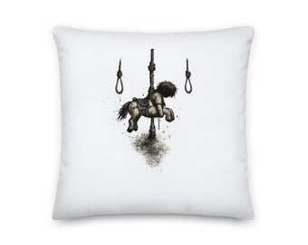 Unfinished Moment Nu Metal Album Art Throw Pillow, Music Room Decor, Metalhead Gift