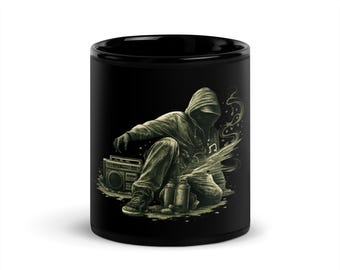 Dance Hip Survival Coffee Mug, Urban Culture Art, Breakdancer Gift