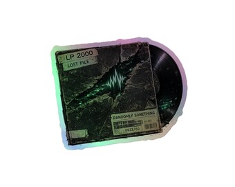 2000 Demo Era Holographic Sticker, Nu Metal Laptop Decal, Rock Music Gift