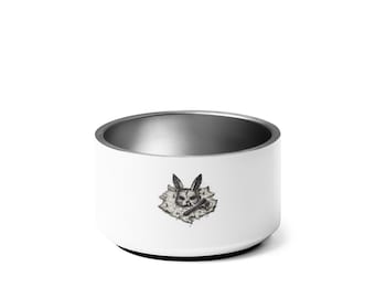 The Long Way to Bunny Man Bridge Pet Bowl, Virginia Folklore Dog Bowl, Urban Legend Cat Dish