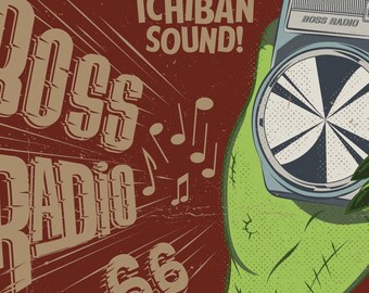Postkaart Boss Radio 66