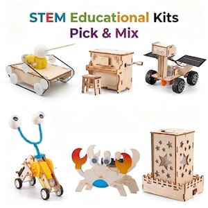 Pick & Mix DIY Build Wooden Montessori Toy Science Experiment Educational STEM Kit for kids Birthday Gift Set Age 6 7 8 9 10 11 12 13 14 image 4