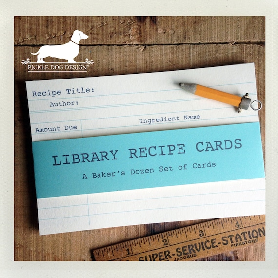 Good Read. A Baker's Dozen (Qty 13) Set of Recipe Cards