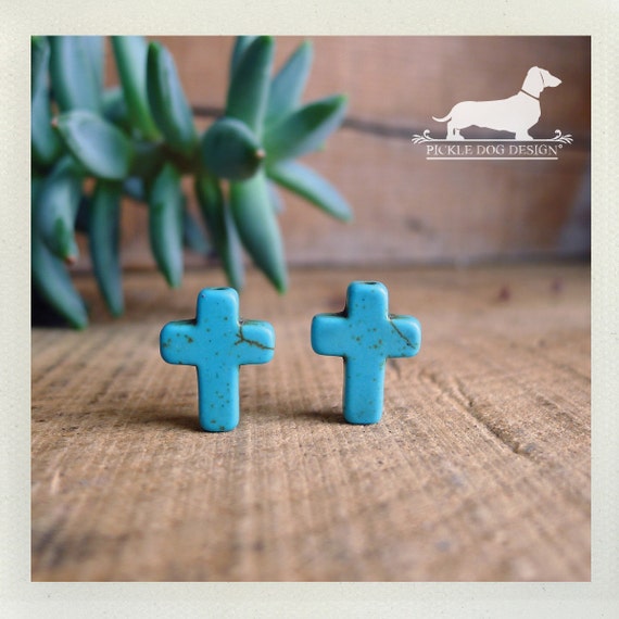 Crossed. Post Earrings