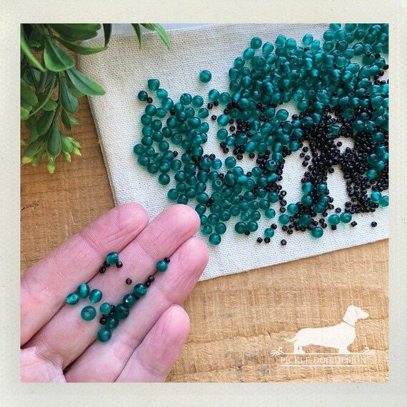 LAST CHANCE! Green Mini Beads