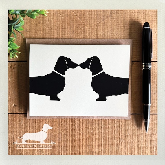 Doxie Love. Note Card