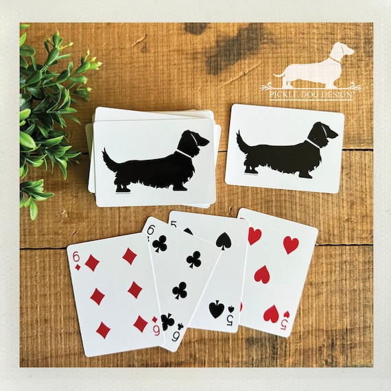 DISCOUNTED! Imperfect Doxie. Playing Cards