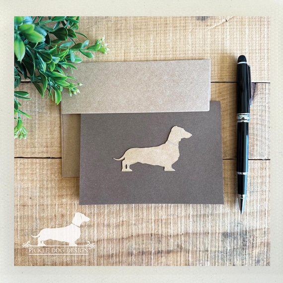 Brown Dachshund. Note Card