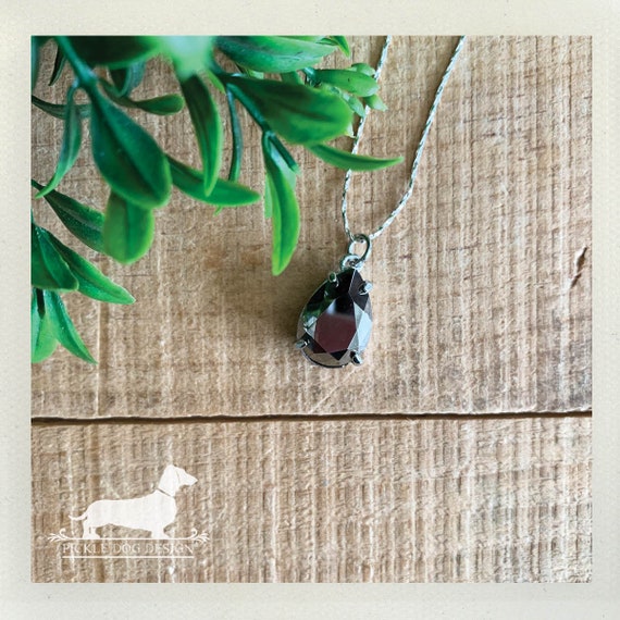 Silver Gem. Necklace