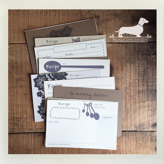 DOLLAR DEAL! Grab Bag. A Baker's Dozen (Qty 13) Set of Recipe Cards