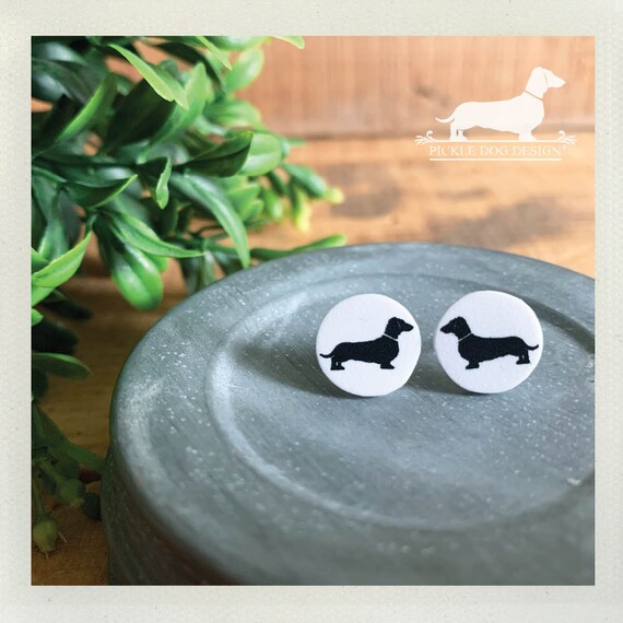 Doxie Cirque. Post Earrings