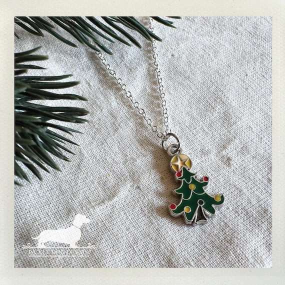 Christmas Tree. Necklace