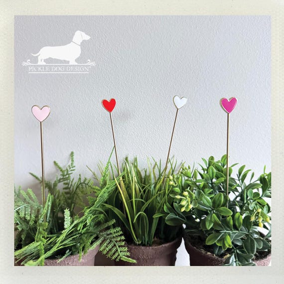 DISCOUNTED! Heart. Plant Stake