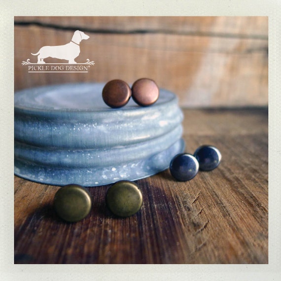 Metallic Trio. Post Earring Set