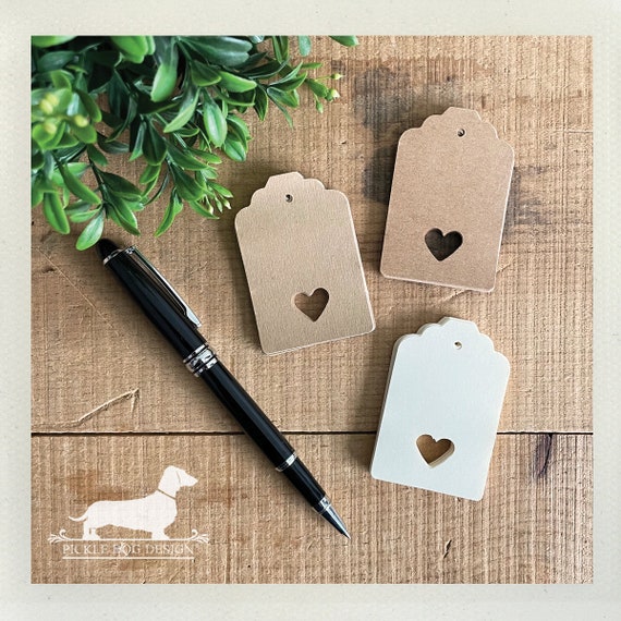 DISCOUNT DEAL! Heart. Gift Tags (Set of 12)