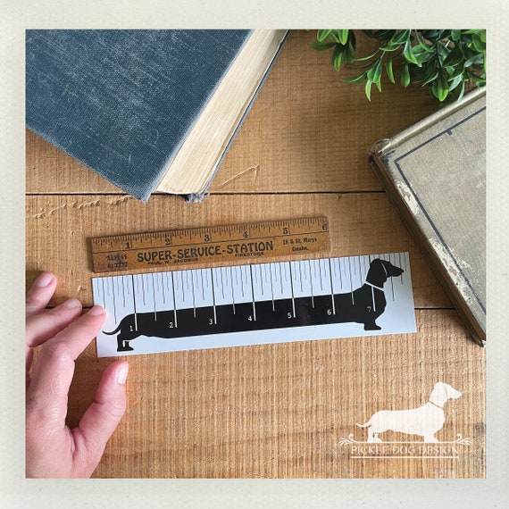 Dachshund Ruler. Bookmark