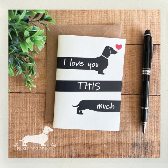 I love You This Much. Note Card