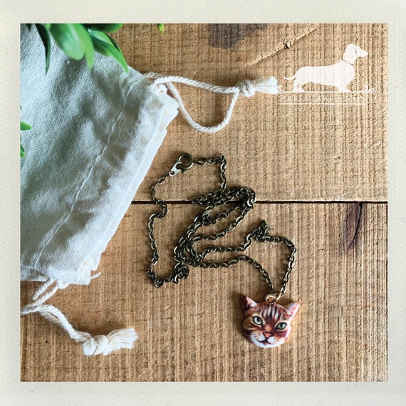 Cat's out of the Bag. Necklace