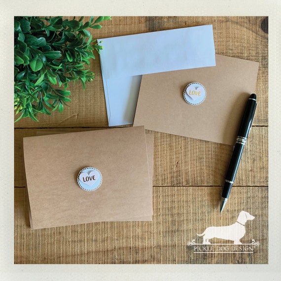 DOLLAR DEAL! Love. Note Cards (Set of 4)