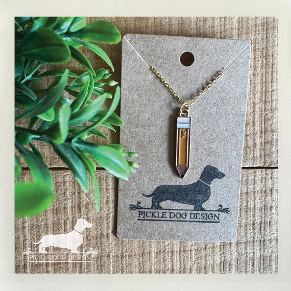 Pencil. Necklace