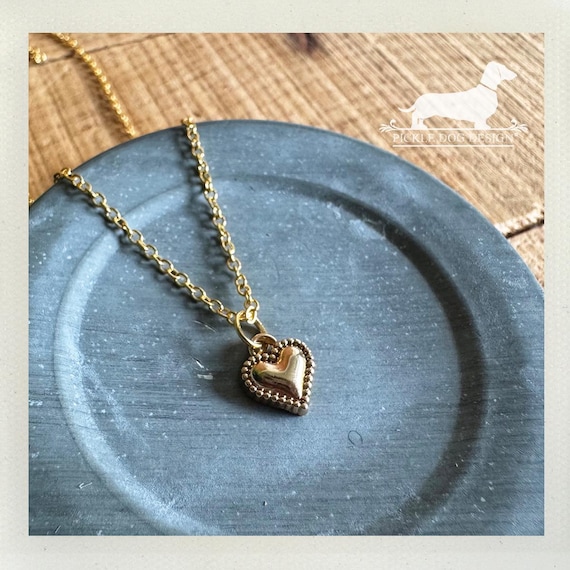 Mini Gold Heart. Necklace