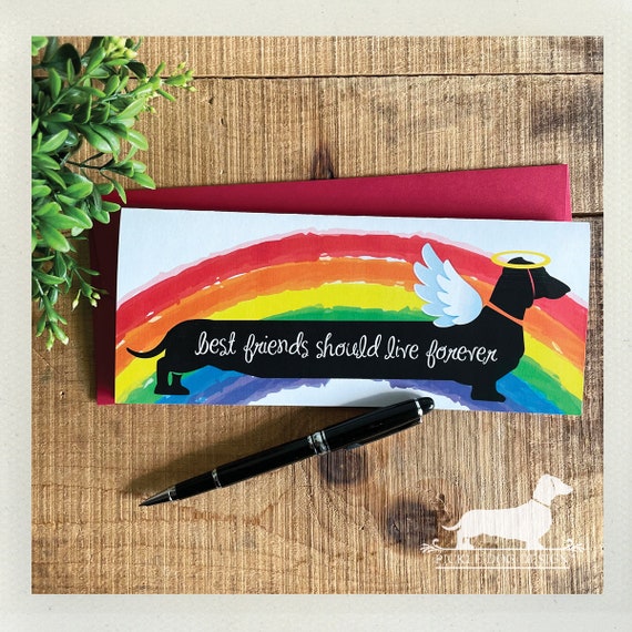 DISCOUNT DEAL! Best Friends Angel Doxie. Note Card