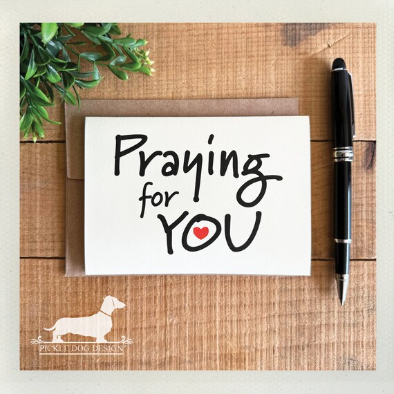 Praying For You. Note Card