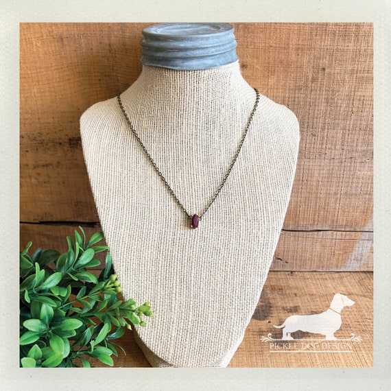Vintage Purple. Necklace