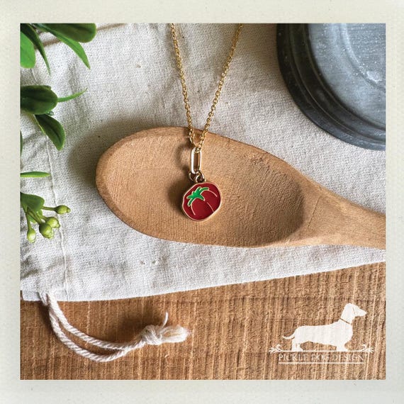 Tomato Glam. Necklace