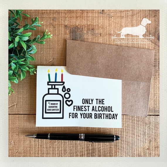 Finest Alcohol. Note Card