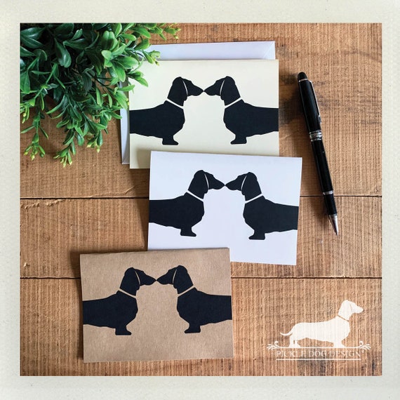 Doxie Love. Note Card