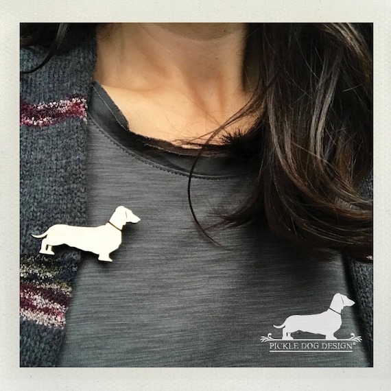 Doxie. Brooch
