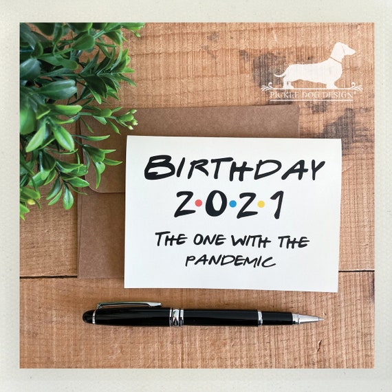2021 Birthday. Note Card