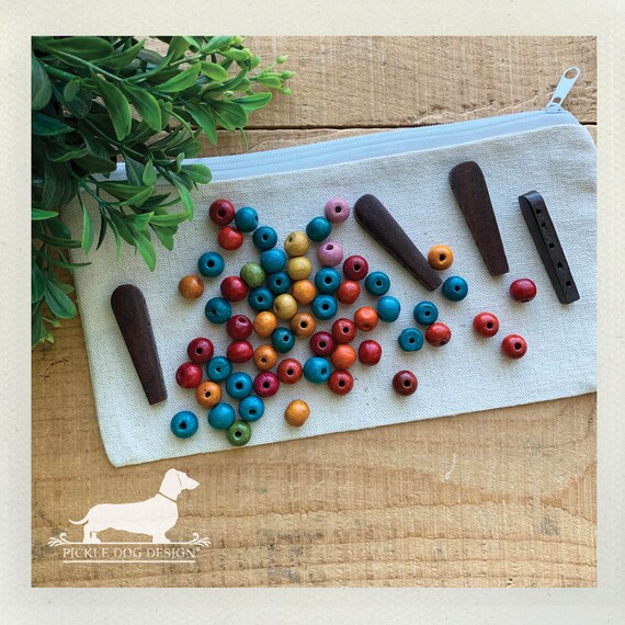 LAST CHANCE! Colorful Wood Beads