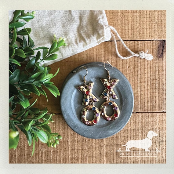 XOXO. Dangle Earrings