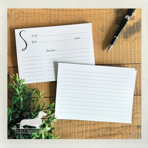 DISCOUNT DEAL! S. Recipe Cards (Qty 16)