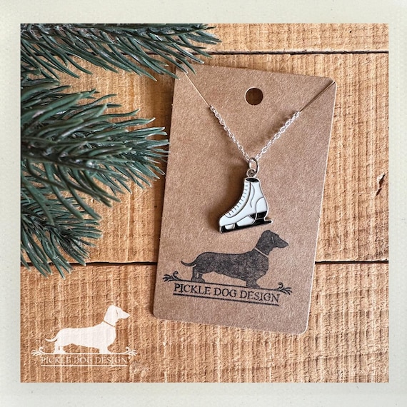 Ice Skate. Necklace
