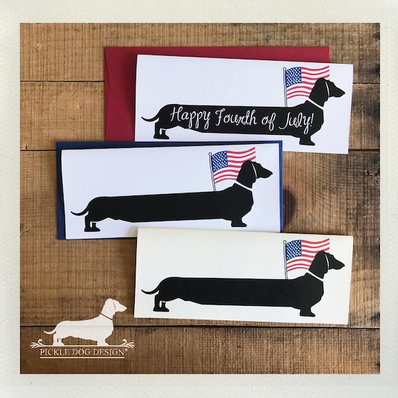 USA Doxie. Note Card