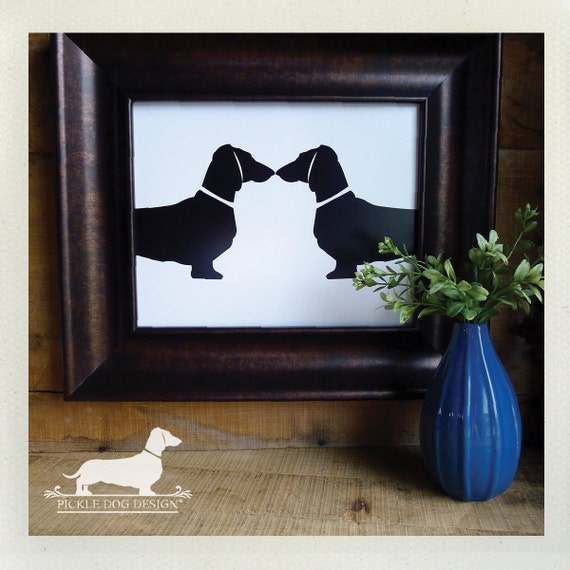 Doxie Love. Art Print