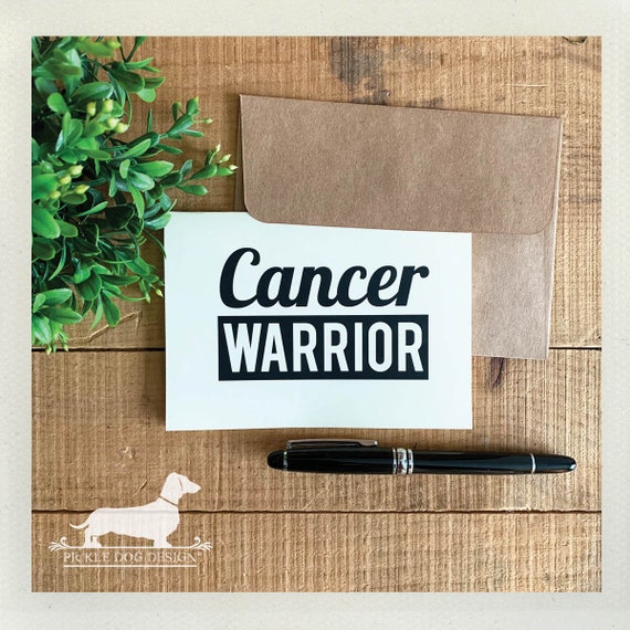 Cancer Warrior. Note Card