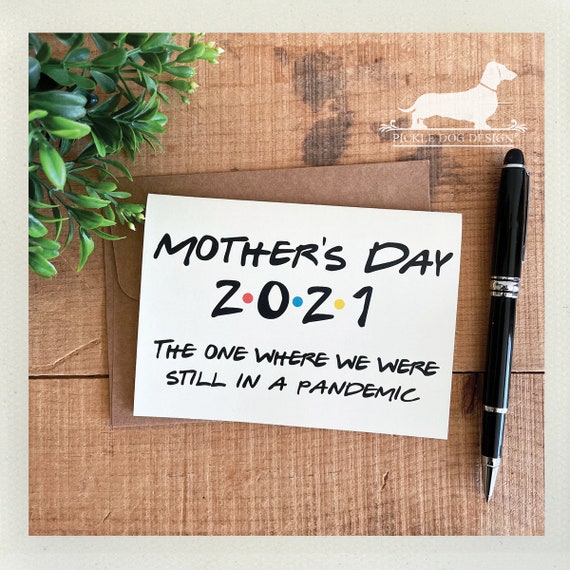 Quarantined Mother's Day. Note Card