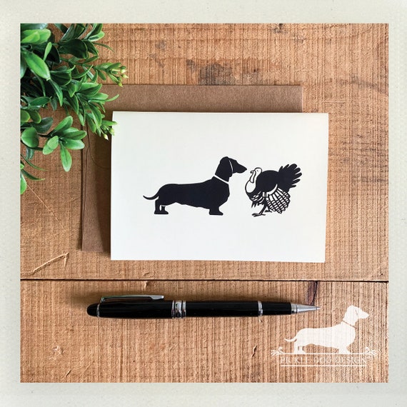 Woof Woof Gobble Gobble. Note Card