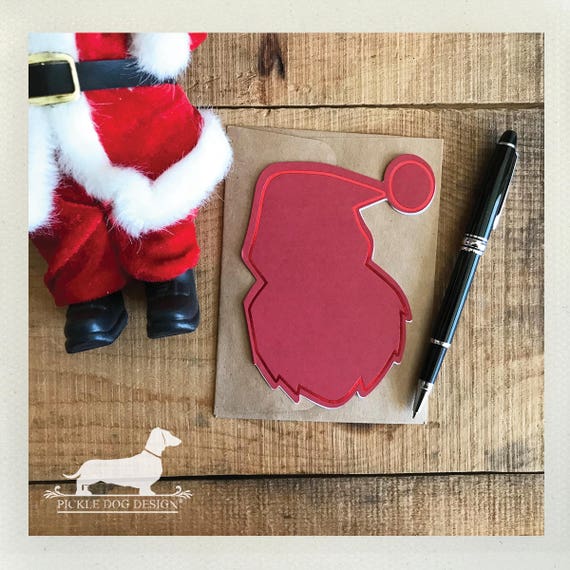 DOLLAR DEAL! Here Comes Santa. Note Cards (Set of 4)