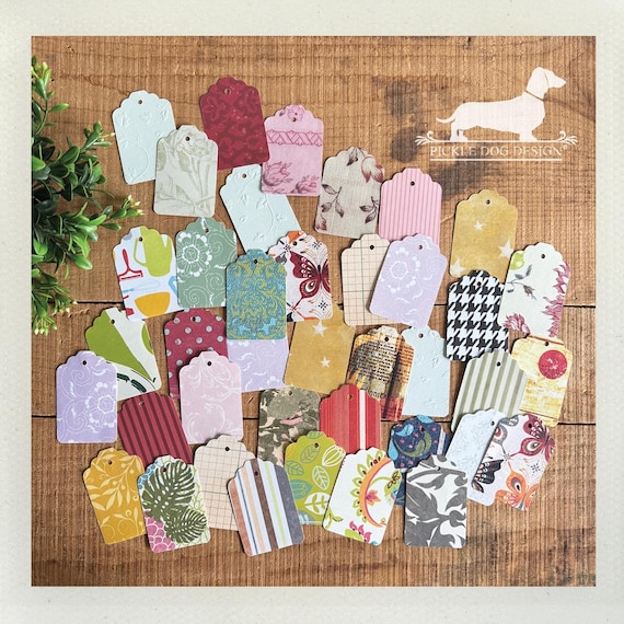 DISCOUNT DEAL! Grab Bag. Colorful Gift Tags (Set of 40)