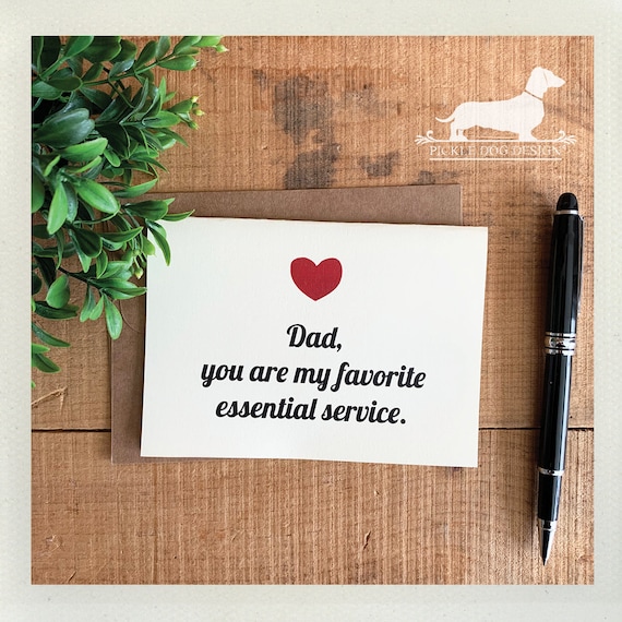 Dad, You're My Favorite. Note Card