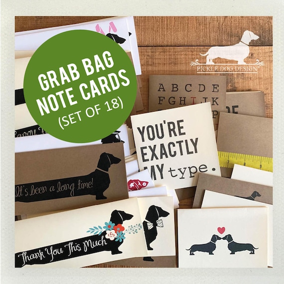 DOLLAR DEAL! Grab Bag. 18 Note Cards