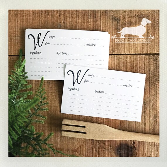 DOLLAR DEAL! W. Recipe Cards (Qty 13)
