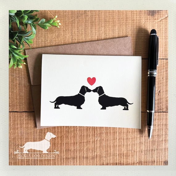 Doxie Love. Note Card