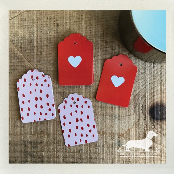 DOLLAR DEAL! Strawberry Heart. Gift Tags